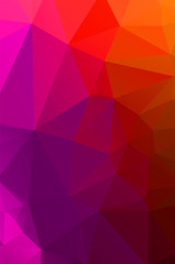 Abstract red geometric background for design