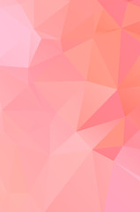 Pink Polygonal Mosaic Background, Creative Design