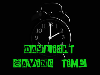 Daylight saving time spring forward vector