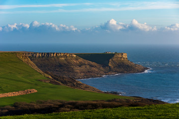 Naklejka premium Kimmeridge and the Dorset Coastline from Swyre Head