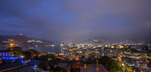 Fototapeta na wymiar 長崎の夜景　世界三大夜景
