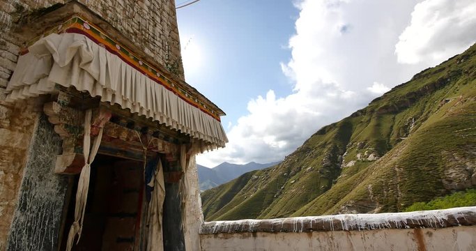 4k lhasa pabangka temple-Tibet.