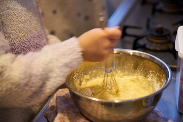 ホットケーキ・攪拌・料理
