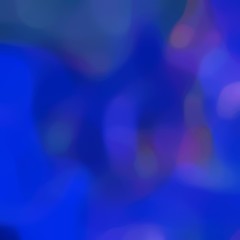 smooth iridescent square format background graphic with strong blue, medium blue and dark slate blue colors and space for text or image