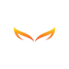 bright creative color wing letter v logo design