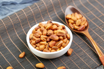 Fried pine nuts