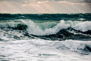 Surging waves in the deep sea