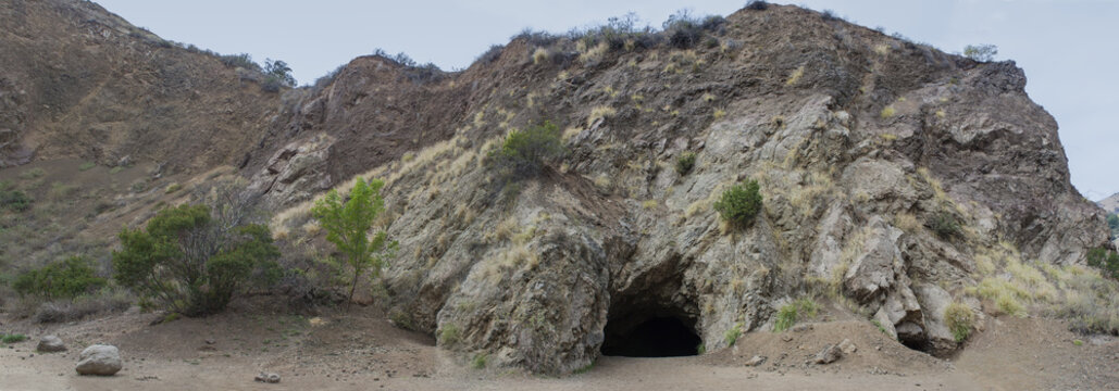 Bronson Caves Griffith panorama, Park California
