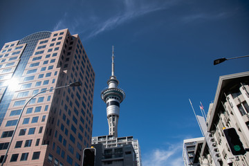 sky tower, auckland, new zealand