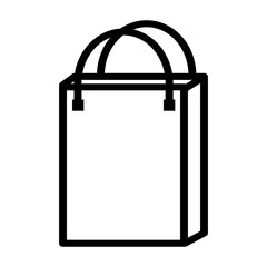 shopping bag icon vector template