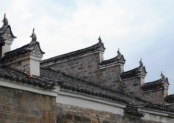 Old buildings of rural houses in South China