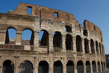Obraz premium Ancient amphitheater Colosseum.
