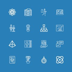 Editable 16 infographic icons for web and mobile