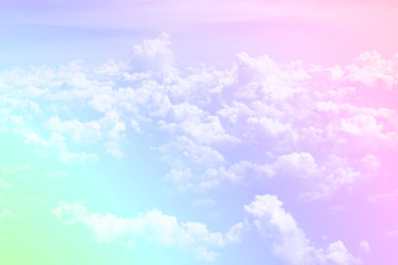 Fototapeta premium cloud and sky background with pastel colour