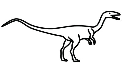 An illustration icon of a Coelophysis