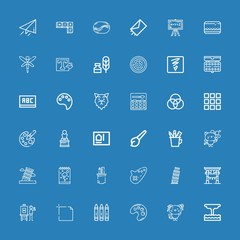 Editable 36 sketch icons for web and mobile