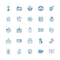 Editable 25 client icons for web and mobile