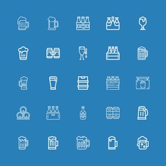 Editable 25 froth icons for web and mobile