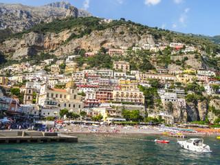 Fototapeta na wymiar Positano Amalfiküste Italien