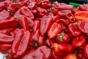 red spice pepper or red sweet pepper