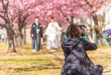結婚の記念撮影