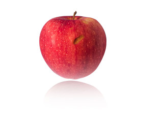Fresh apples isolated on a white background with clipping paths