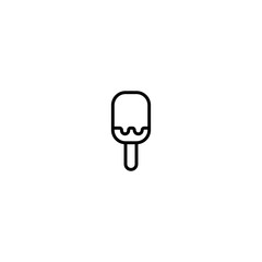ice cream line icon vector illustrator graphic design thin line icon on white background good for Sale and Promotion