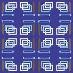 Abstract seamless colourful pattern geometric backgrounds vector design