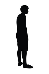 Silhouette of people vector