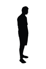 Silhouette of people vector