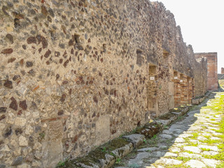 Fototapeta na wymiar Pompeii / Pompeji - Ruinenstadt in Italien