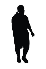 Silhouette of people vector