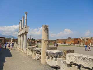 Pompeji - antike Stadt am Vesuv, Italien