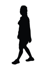 Silhouette of people vector