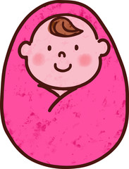 赤ちゃんおくるみ