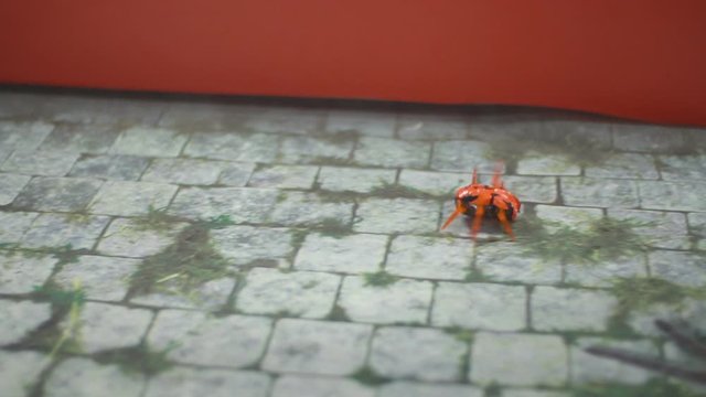 plastic robot spider