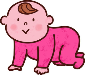 赤ちゃんハイハイ