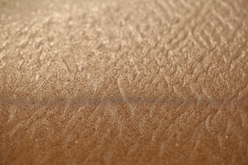 foam on sandy tropical ocean beach