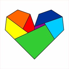 Love heart month or happy singles day. 14 february, valentine, valentines day or for romantic, wedding banner. Happy Pride day ( gay, rainbow, homo, hlbt, lgbt, lhbt, lgbti or lgbtq ) awesome