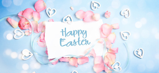 Spring background with petals