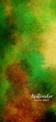 Abstract colorful watercolor texture hand drawing graphic design vector EPS10 illustration.