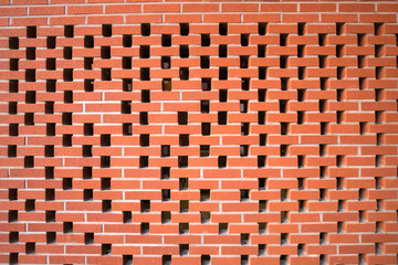 Red Brick Wall Texture Background