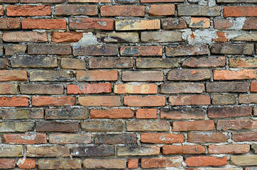 Texture brick wall, background, detailed pattern