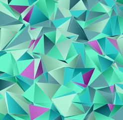 Obraz premium Abstract Low-Poly background. triangulated texture. Design 3d. Polygonal geometrical pattern. Triangular modern style