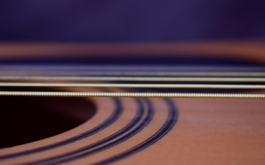  musical instrument Acoustic guitar and beautiful guitar strings