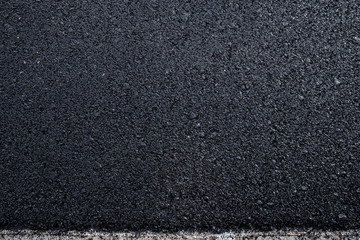 close up of asphalt road texture