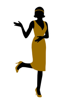 1920s Fashion Silhouette