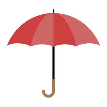Umbrella flat icon vector design isolated on white background. Rain drop protection