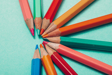 Naklejka premium Pencils
