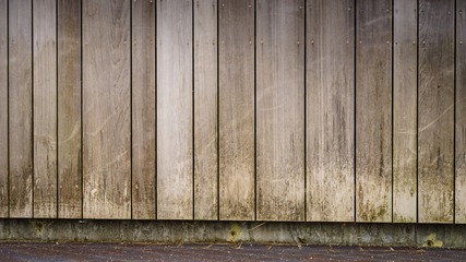 Old wooden wall planks as background